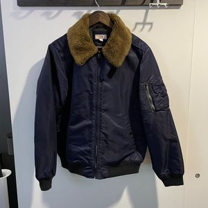 Wallace & Barnes Shearling Bomber Medium